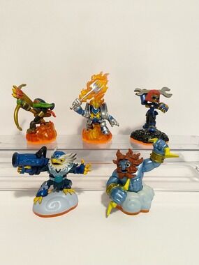 Skylanders Giants 2012 Orange Base Lot Ignitor Jet Flameslinger Sprocket Bundle